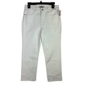 Wrangler White High Rise Rodeo Straight Crop Jeans Size 6 Size 28 No tags